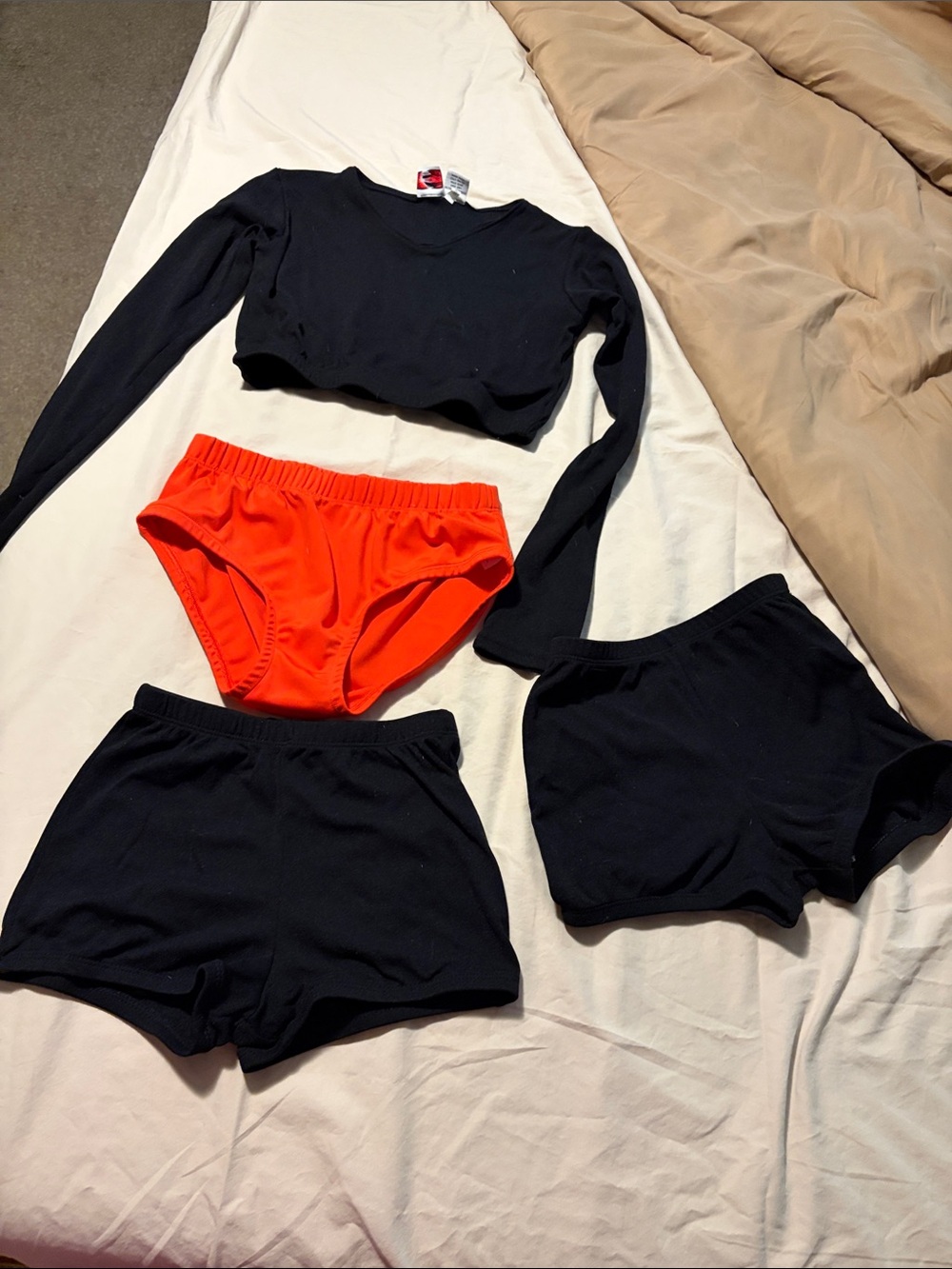 Women's Boxer Briefs Pack — Black & Orange Comfort Set